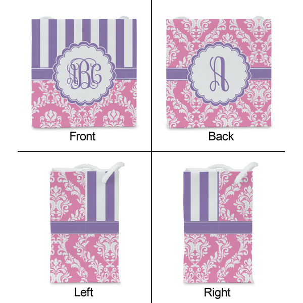 Pink & Purple Damask Party Favor Gift Bag - Matte - Approval