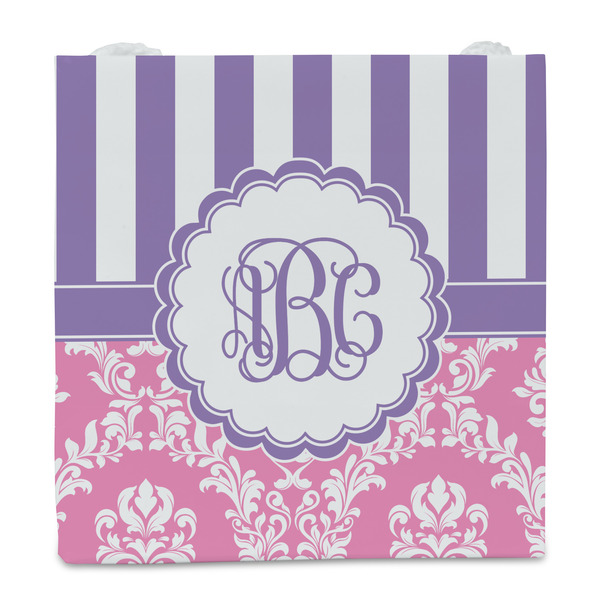 Pink & Purple Damask Party Favor Gift Bag - Matte - Front