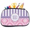 Pink & Purple Damask Pencil / School Supplies Bags - Medium