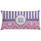 Pink & Purple Damask Personalized Pillow Case