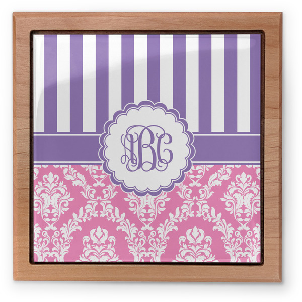 Pink & Purple Damask Pet Urn - Apvl