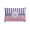Pink & Purple Damask Pillow Case - Standard - Front