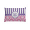 Pink & Purple Damask Pillow Case - Standard (Personalized)