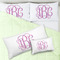 Pink & Purple Damask Pillow Cases - LIFESTYLE