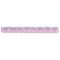 Pink & Purple Damask Plastic Ruler - 12" - FRONT
