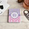 Pink & Purple Damask Playing Cards - In Context