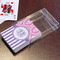 Pink & Purple Damask Playing Cards - In Package