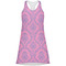 Pink & Purple Damask Racerback Dress - Small