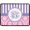 Pink & Purple Damask Rectangular Trailer Hitch Cover (Personalized)