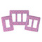 Pink & Purple Damask Rocker Light Switch Covers - Parent - ALL VARIATIONS