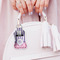 Pink & Purple Damask Sanitizer Holder Keychain - Small (LIFESTYLE)