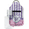 Pink & Purple Damask Hand Sanitizer & Keychain Holder - Small (Personalized)