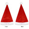 Pink & Purple Damask Santa Hats - Front and Back (Double Sided Print) APPROVAL