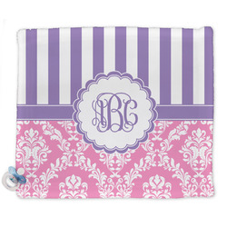 Pink & Purple Damask Security Blanket (Personalized)