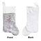 Pink & Purple Damask Sequin Stocking - Approval