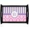 Pink & Purple Damask Wooden Tray (Personalized)