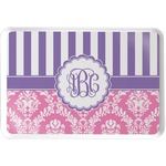 Pink & Purple Damask Serving Tray (Personalized)