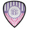 Pink & Purple Damask Shield Patch