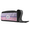 Pink & Purple Damask Shoe Bags - ANGLE (Open)