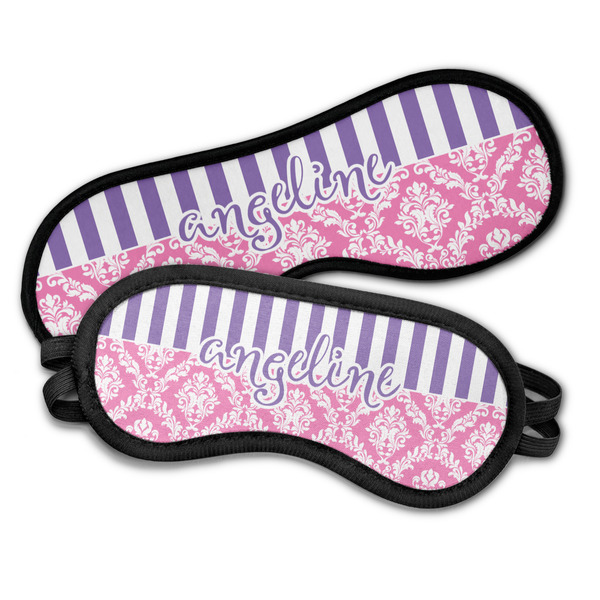 Pink & Purple Damask Sleeping Eye Masks - PARENT