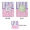 Pink & Purple Damask Small Gift Bag - Approval