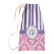 Pink & Purple Damask Laundry Bags - Small (Personalized)