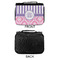 Pink & Purple Damask Small Travel Bag - APPROVAL