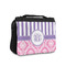 Pink & Purple Damask Small Travel Bag - FRONT