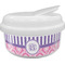 Pink & Purple Damask Snack Container (Personalized)