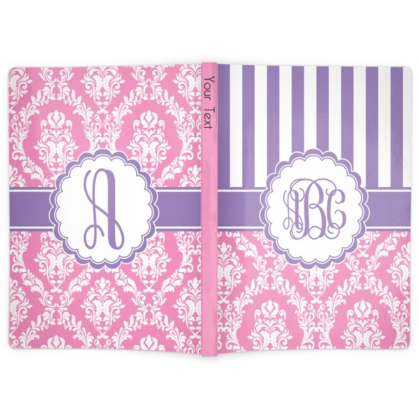 Pink & Purple Damask Soft Cover Journal - Apvl