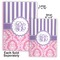 Pink & Purple Damask Soft Cover Journal - Compare