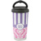 Pink & Purple Damask Stainless Steel Travel Cup