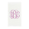 Pink & Purple Damask Guest Paper Towels - Full Color - Standard (Personalized)