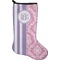 Pink & Purple Damask Stocking - Single-Sided