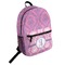 Pink & Purple Damask Student Backpack (Personalized)