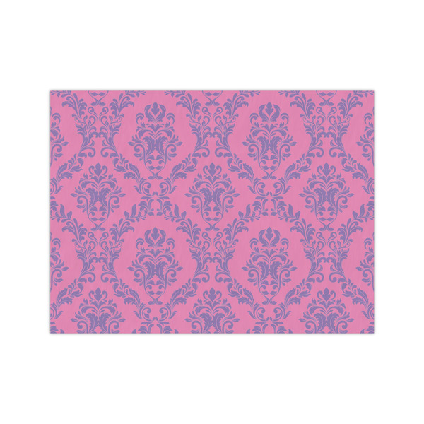 Custom Pink & Purple Damask Tissue Paper Sheets - Medium - Lightweight