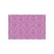Pink & Purple Damask Tissue Paper - Lightweight - Small - Front