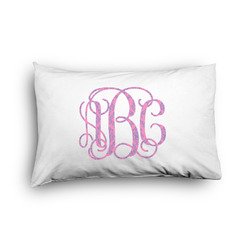 Pink & Purple Damask Pillow Case - Toddler - Graphic (Personalized)