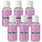 Pink & Purple Damask Travel Bottles (Personalized)