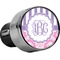 Pink & Purple Damask USB Car Charger (Personalized)