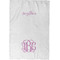 Pink & Purple Damask Waffle Towel - Partial Print - Approval Image