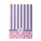 Pink & Purple Damask Waffle Weave Golf Towel (Personalized)