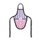 Pink & Purple Damask Bottle Apron (Personalized)