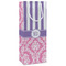 Pink & Purple Damask Wine Gift Bags - Gloss (Personalized)