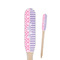 Pink & Purple Damask Paddle Wooden Food Picks (Personalized)