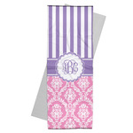Pink & Purple Damask Yoga Mat Towel (Personalized)
