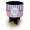 Pink & Purple Damask Black Beach Spiker Drink Holder (Personalized)
