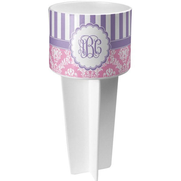 Pink & Purple Damask spiker_white_apvl