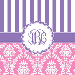 Pink & Purple Damask