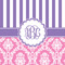 Pink & Purple Damask